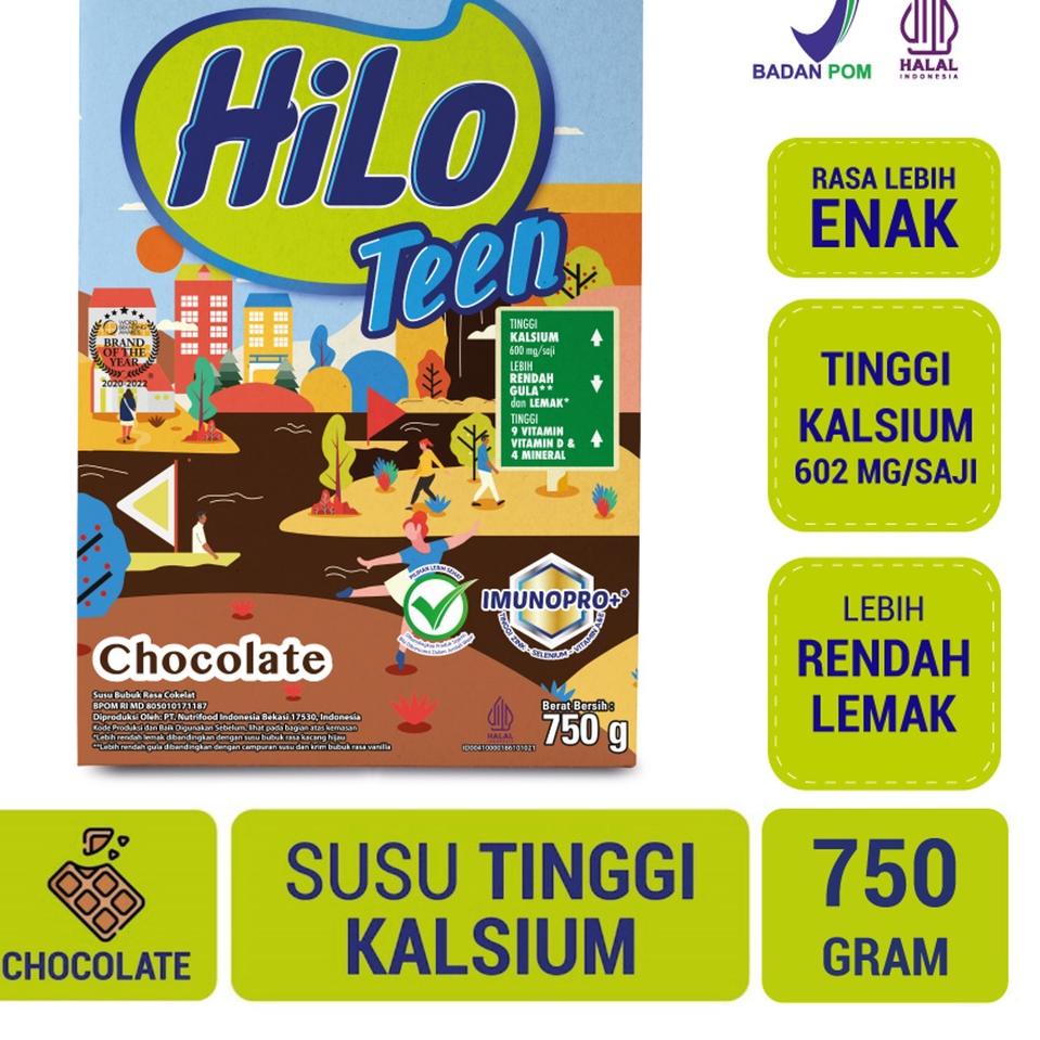 

12.12 BIG SALE FASION Hilo Teen Chocolate 750 gram - Susu Tinggi Kalsium Rendah Lemak !!!