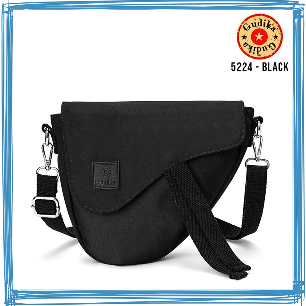 SALE GUDIKA Bag 5224 - Tas Wanita Selempang Trendy Viral Import Original - Tas Selempang Wanita Bahu Kekinian Bahan Nylon Waterproof Anti Air - slingbag - tas mini - bag - tas cewek - tas imut - tas fashion - tas slempang - tas murah - tas ori - tas kecil