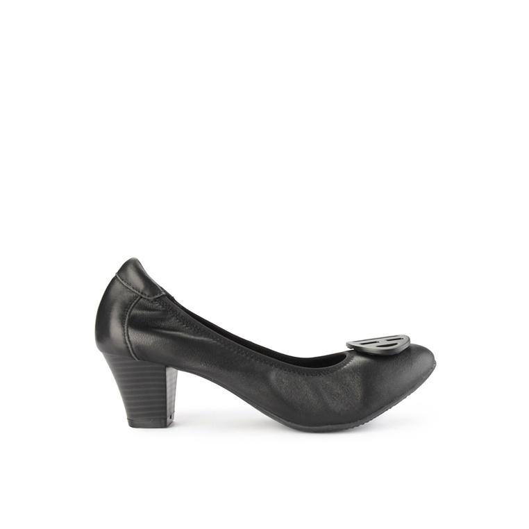 Sepatu Heels Hush Puppies Original Warna hitam Hil Wisuda Keren Ori 100% Ailsa Wanita Cewek Hitam Le