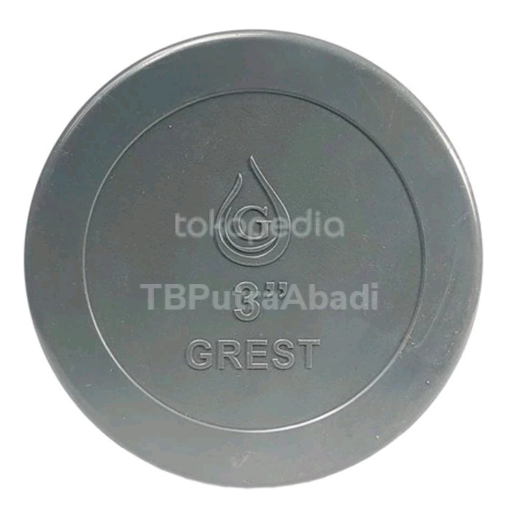 Dop 3" Fitting PVC D 3 inch Sambungan Pipa Tutup Pipa Paralon 3"