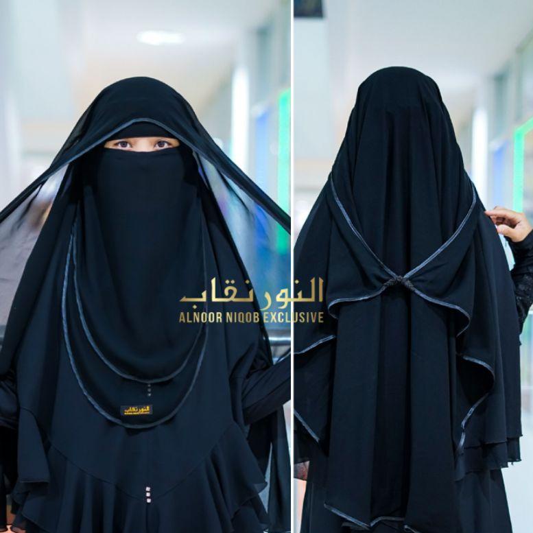 CHEKOUT Niqab butterfly KANCING SHANGHAI cadar yaman cadar al noor niqob cantik