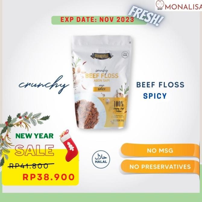 

cusss order] Grandville Abon Sapi /Crunchy Beef Floss 100 Gr - Spicy