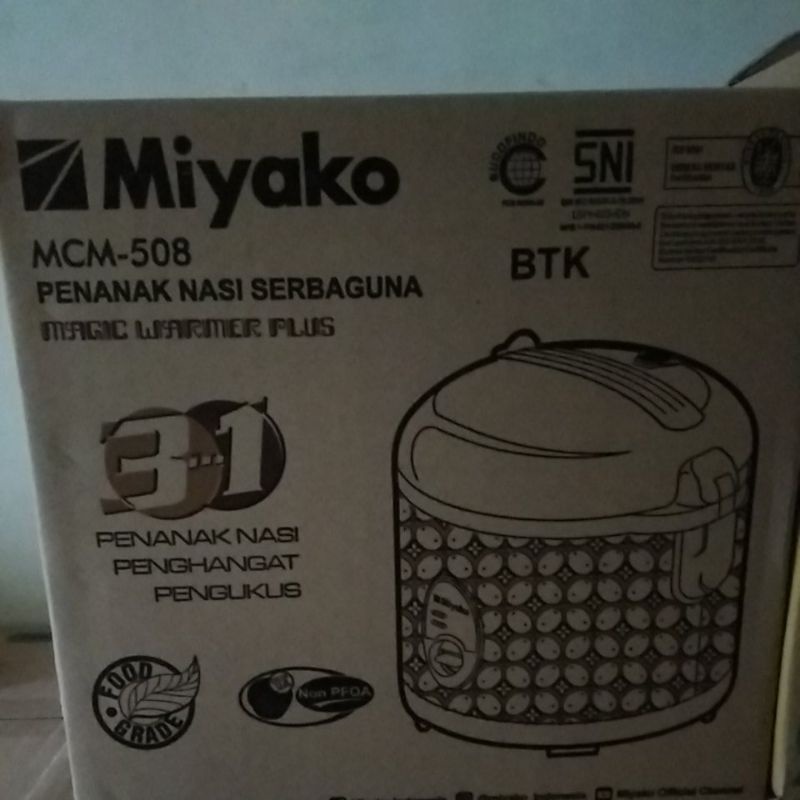 Rice cooker miyako mcm 508 batik kawung