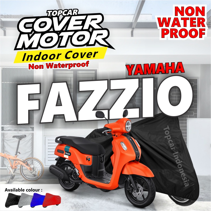 Cover Motor Yamaha Fazzio Indor Indoor Non-Waterproof Teras Dalam Ruangan by Topcar