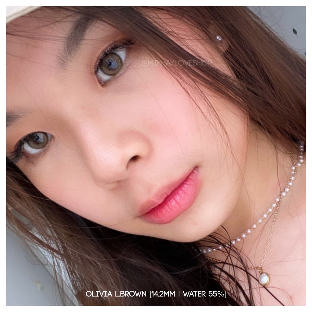 MIKHAYLOVESHOP Softlens Olivia Light Brown | Kittykawaii