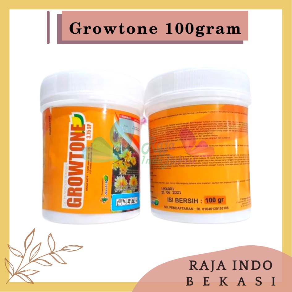 Perangsang Akar GROWTONE 3.75 SP Kemasan 100gram ZPT Mempercepat Pertumbuhan Akar