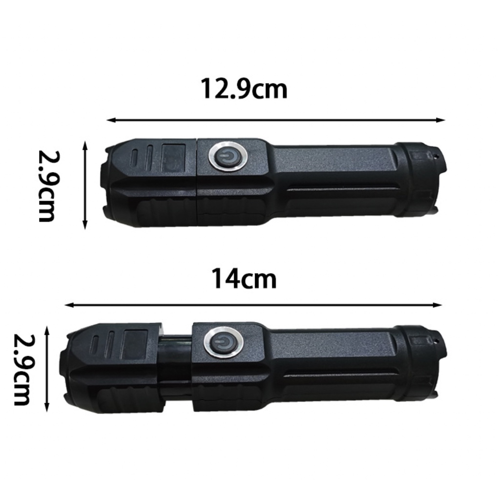 Senter Swatt mini Led  36w anti air cas 3000 lumens /senter cas/senter Led Police