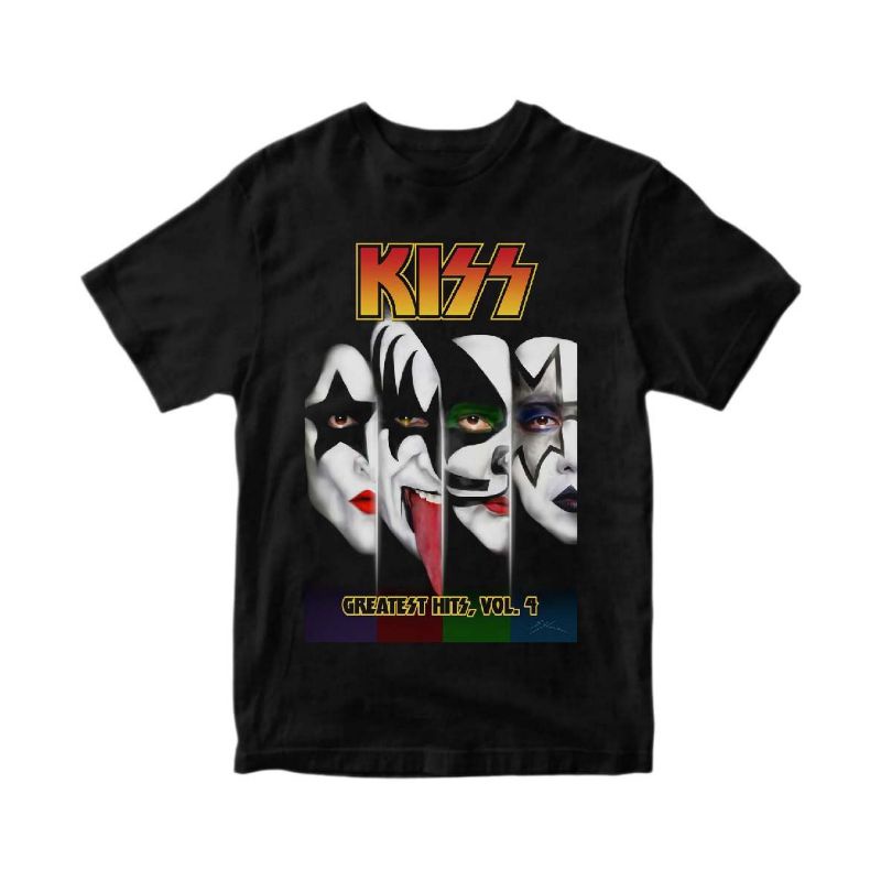 KAOS MUSIK BAND LUAR // KAOS KISS // TSHIRT BAND LEGEND KISS