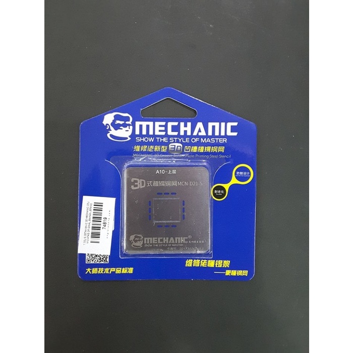 Mechanic CPU A10 Cetakan IC 3D Atas Bahan Jepang - Cetakan IC 3D Mechanic CPU A10 Original