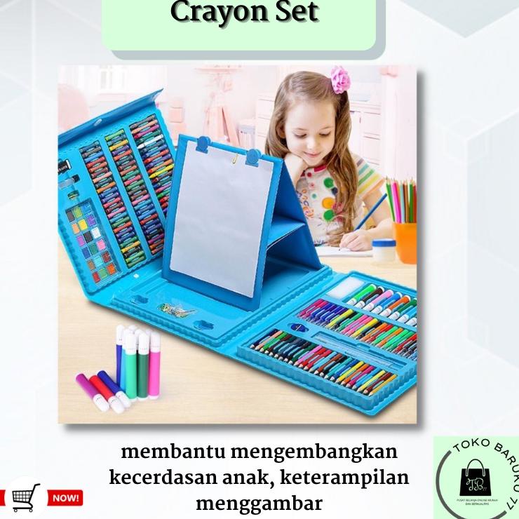 

Ready Terbaru (KEYA) Pensil Warna Crayon Set Alat Menggambar Mewarnai Anak