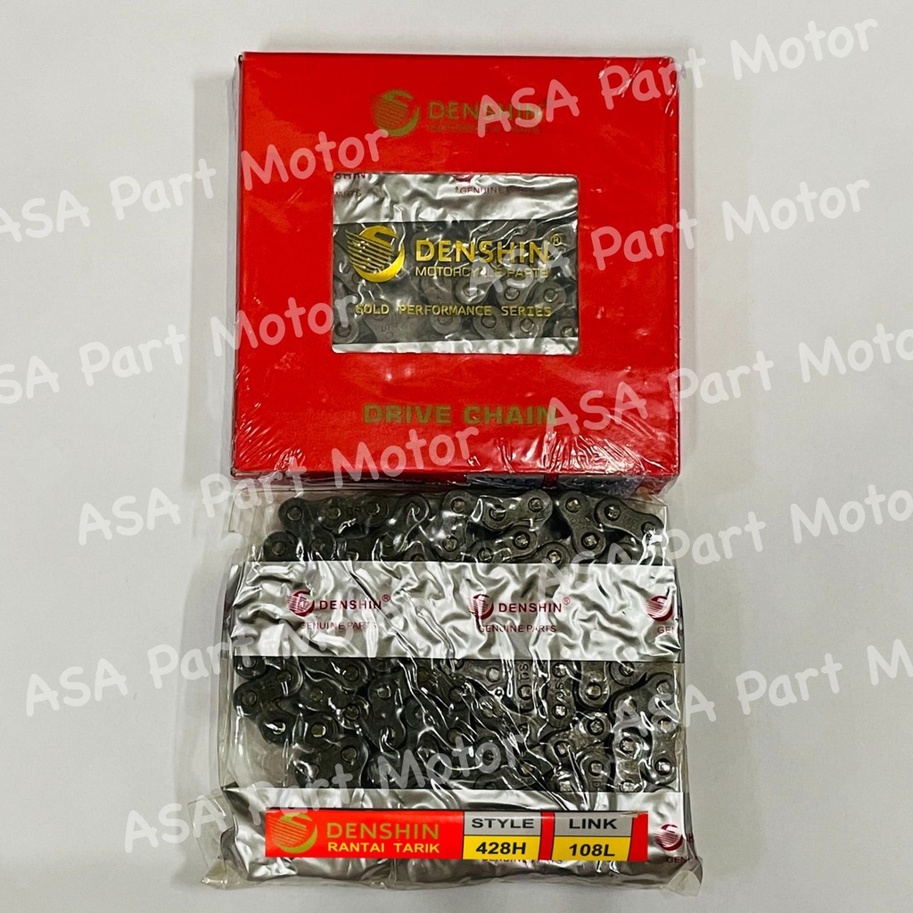 DENSHIN GOLD Series Chain Rantai Motor 428H - 108L (Win-Kaze-Vega ZR)