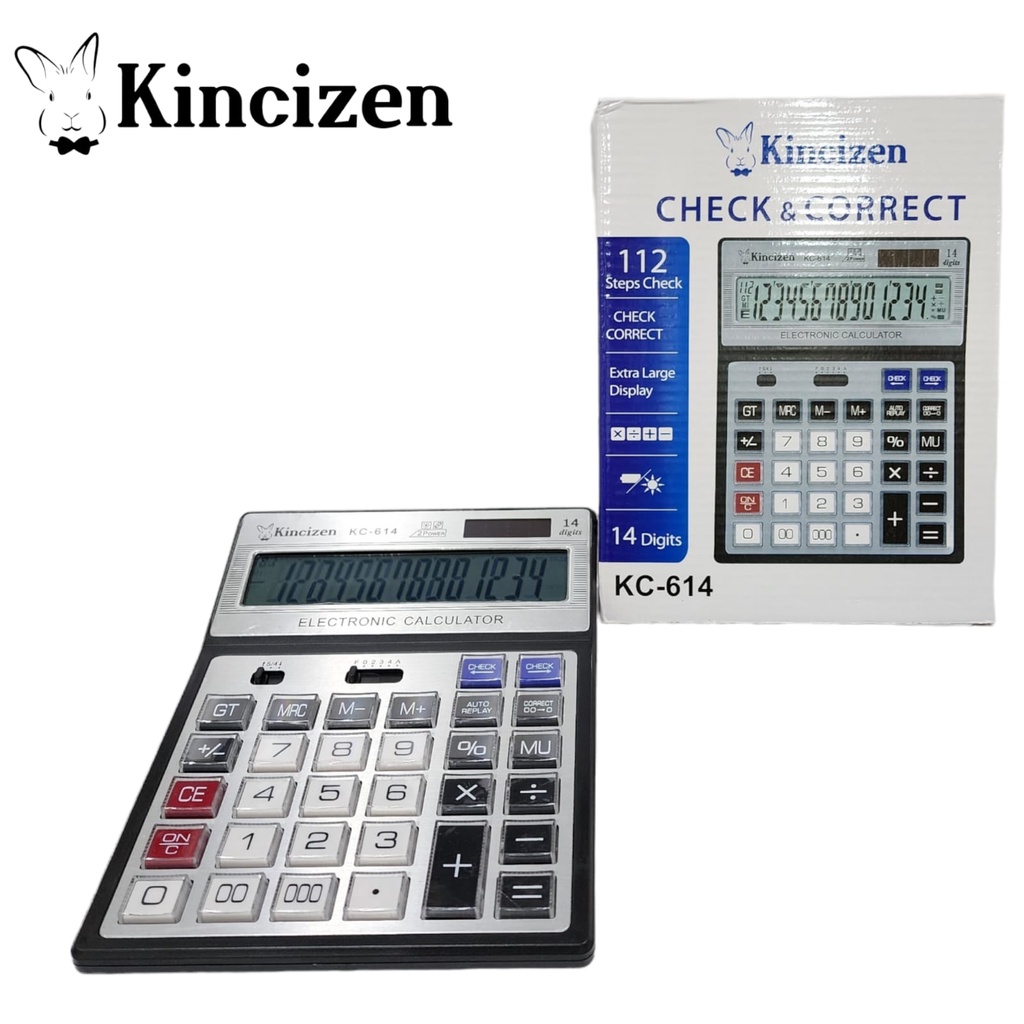 

tyvf Kalkulator Dagang Citizen CT-614C 14 Dit Kalkulator Besar