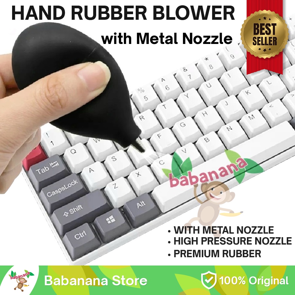 Blower Metal Nozzle Pembersih Debu Anti Dust Laptop Kamera Mesin Kopi