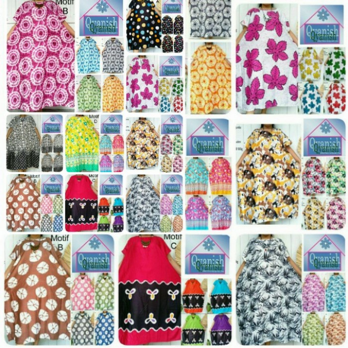 daster jumbo Daster Ibu Super Jumbo LD160 Bahan Rayon Daster Super Jumbo Murah Motif Acak Q5T6 moder