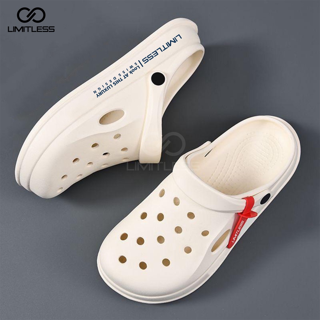 Sandal Pria Slop ELIZER Terbaru Trendy Sendal Slide Pria Sandal Selop Cowok Outdoor Casual Non Slip