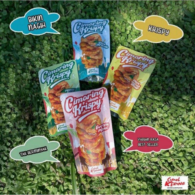 Cimoring Krispy 50gr || Cemilan kekinian || Cimol kering