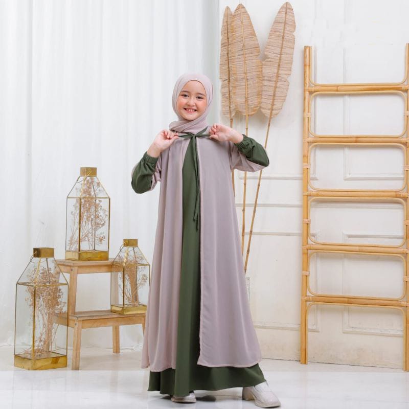 GAMIS ANAK ELISE GAMIS LEBARAN KONDANGAN DAN DAILY GAMIS VELVET GAMIS CERUTY ANAK