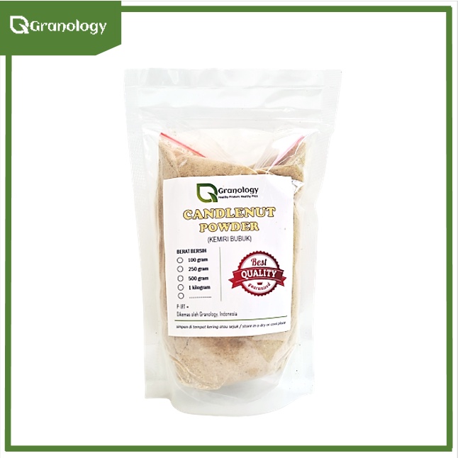 Kemiri Bubuk / Candlenut Powder (250 gram) by Granology