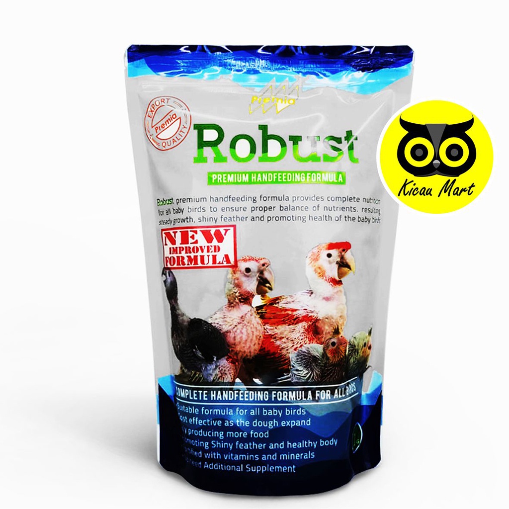 PAKAN ROBUST HAND FEEDNG 1 KG FOR ALL BABY BIRD LOLOHAN ROBUST BUBUR LOLOH PARROT LOVEBIRD FALK RBS1KG