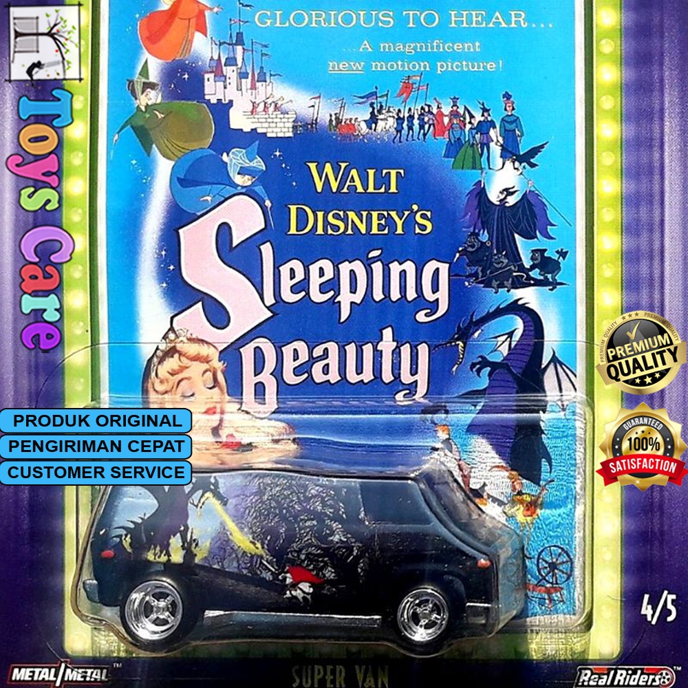 HOTWHEELS PREMIUM DISNEY CLASSIC - 59 CADILLAC FUNNY CAR CUSTOM GMC PANEL VAN SUPER DREAM VAN XGW DE