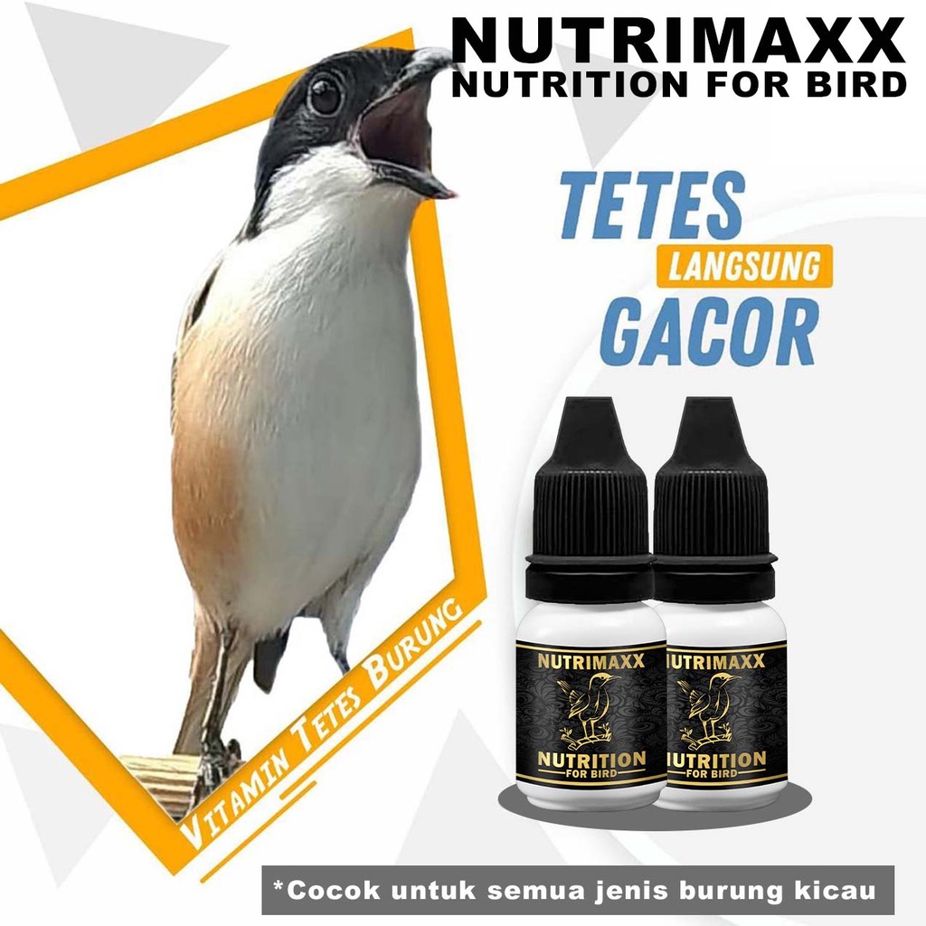NUTRIMAXX | Vitamin penggacor burung pentet cendet