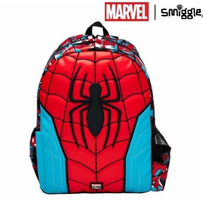 Tas Smiggle Backpack Spiderman Hoodie Marvel Original
