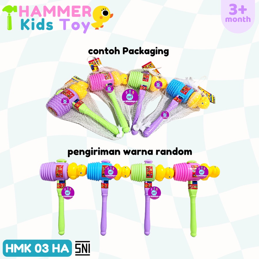 Mainan Anak Palu Mukul Bunyi / Hammer Kids toys OCT 528