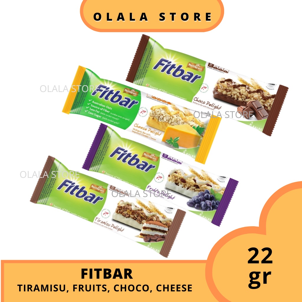 (TERMURAH ) FITBAR CEMILAN DIET 22 gr / SNACK DIET