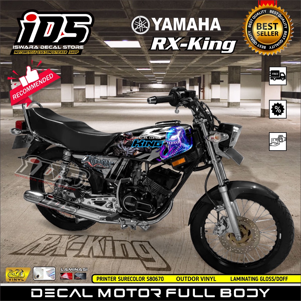 Decal Rx King full body Stiker Variasi Rx King Striping Rx King Venom