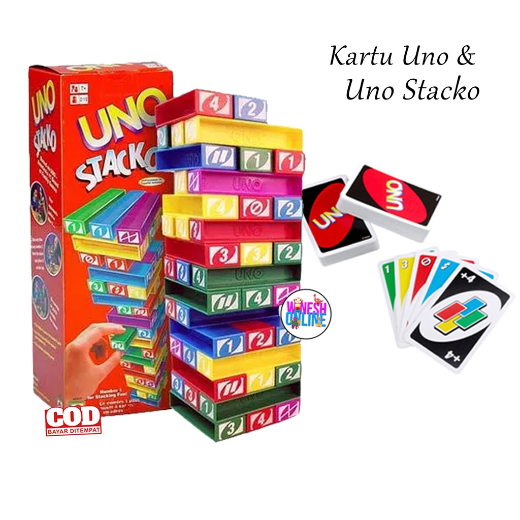 Unn o Stack o /nano stack o/ocean stack o Mainan Balok Susun Anak