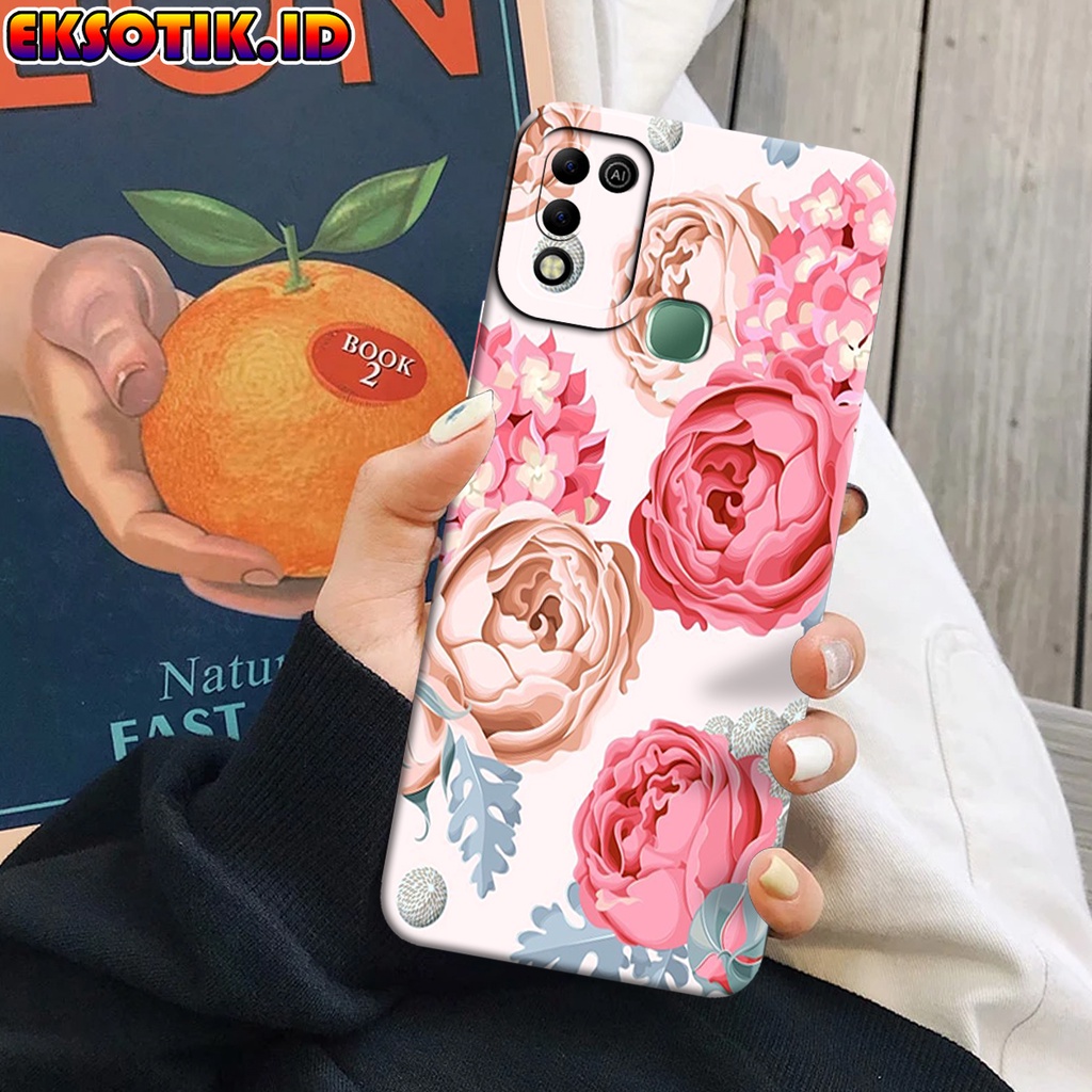 Case INFINIX HOT 10 PLAY 11 PLAY - Eksotik.id - Casing INFINIX HOT 10 PLAY 11 PLAY - Case BUNGA - Sk