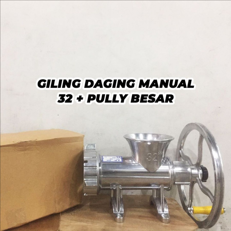 Giling Daging SEAGULL Gilingan Daging Manual no. 32 Pully Pulley NO.32 Alat Giling Daging
