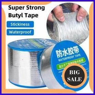 

Lakban Anti Bocor Anti Air Aluminium Foil Butyl Super Waterproof Tape 1M4R23 tools n parts