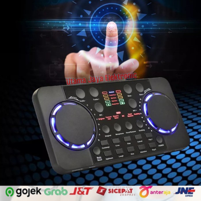 Terlaris Soundcard Mixer V300 Pro Bluetooth Usb External