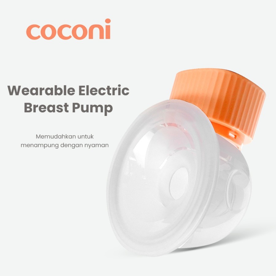 Coconi Hands Free Wearable Electric Breast Pump / Pompa Asi Elektrik