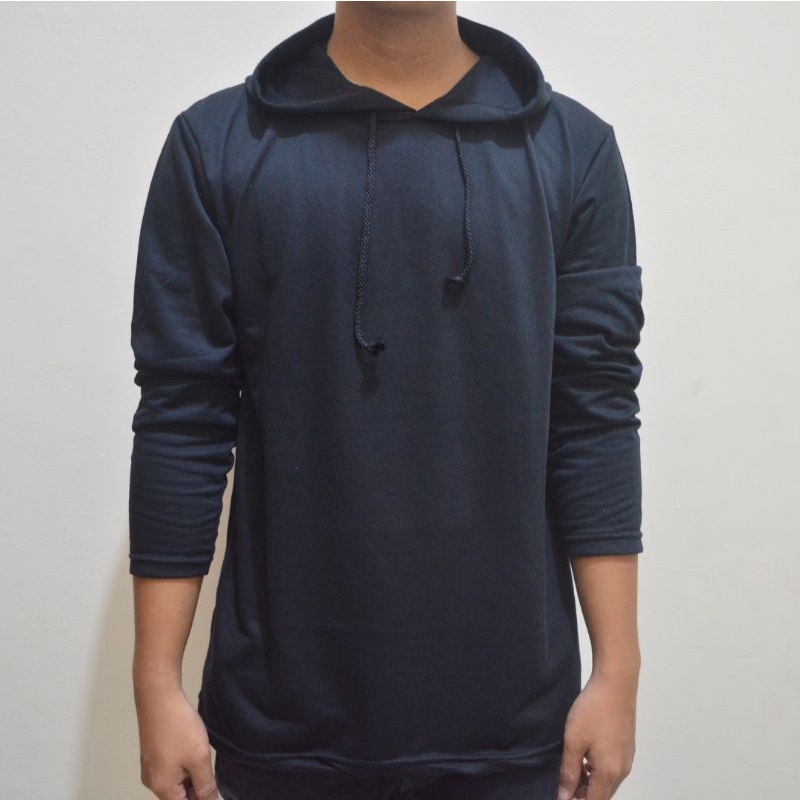 Hoodie polos lengan panjang / sweater polos termurah /LEGUM / BISA COD Hoodie Kupluk Lengan panjang 