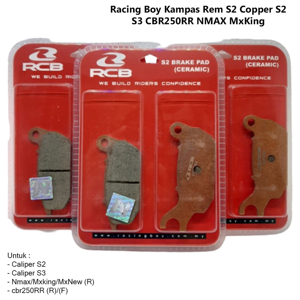 Kampas Rem RCB S2 Copper S2 S3 CBR 250RR Supra GTR NMAX MxKing R25