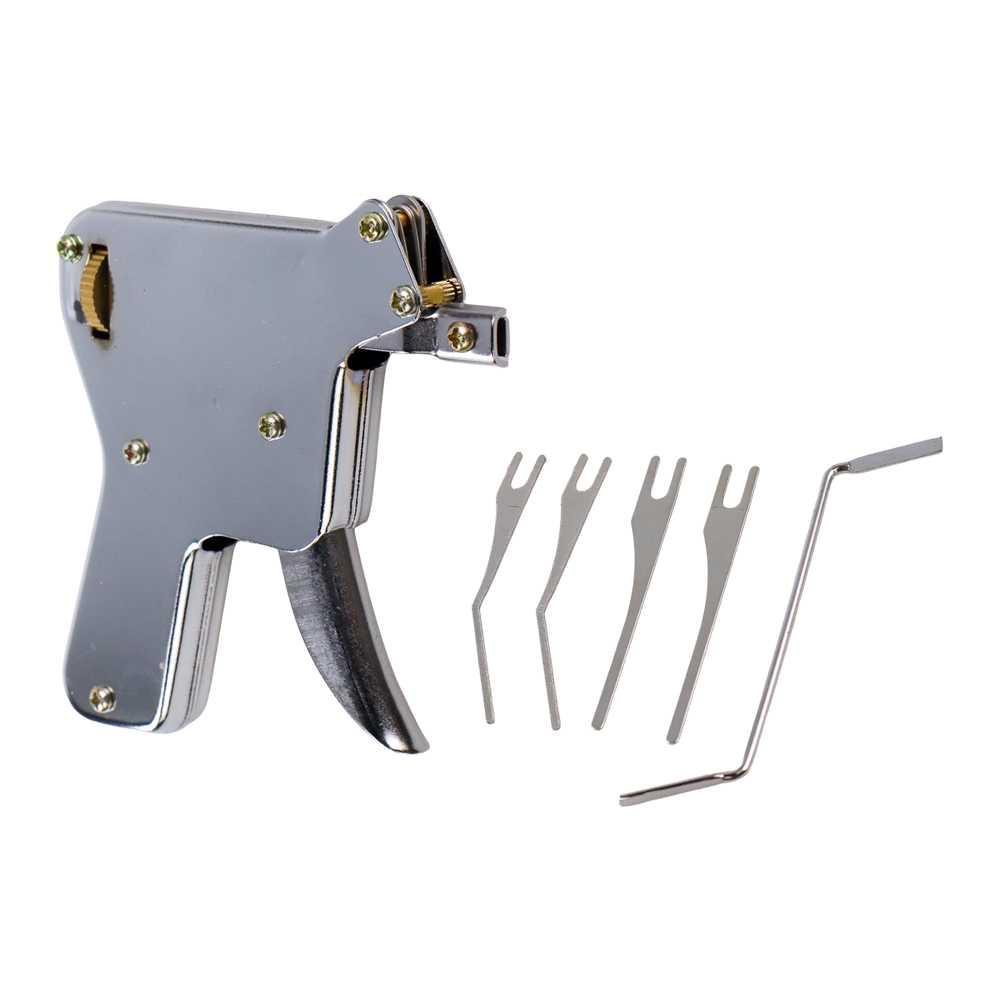 Alat Pembuka Gembok Pintu Lockpick Gun Locksmith Tool - LS-089 - Silver