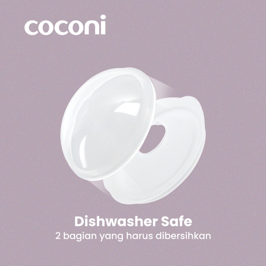 Coconi Breast Milk Collector Shell 2 Pcs / Penampung ASI Silikon 2 Pcs