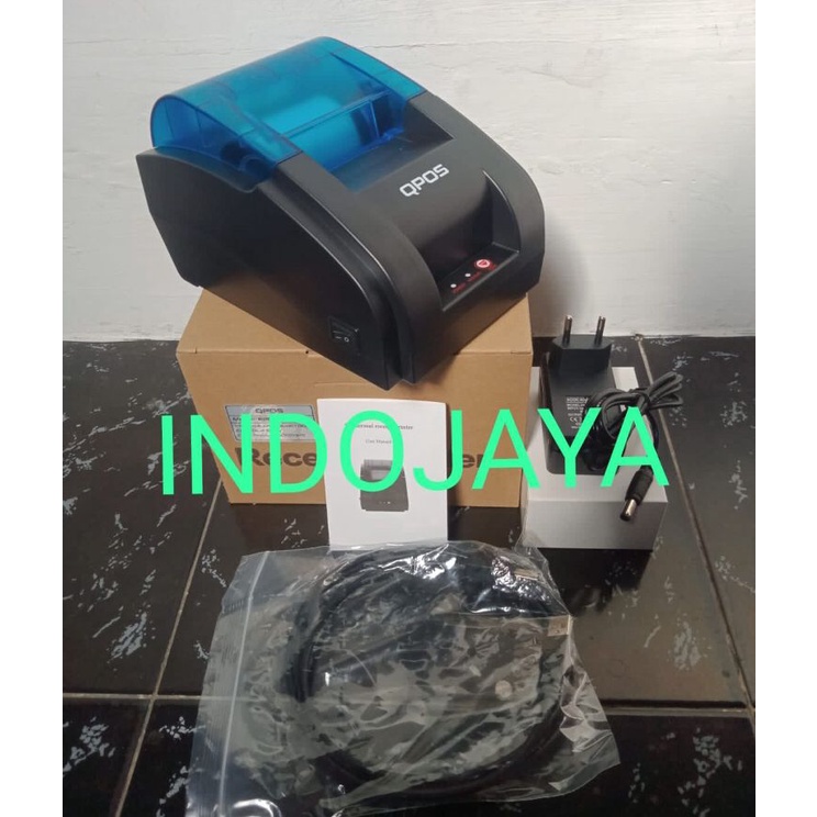 Paket Printer Bluetooth Dekstop QPOS EP58UB + Kertas Thermal 10 pcs,