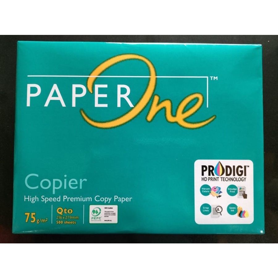 

KERTAS HVS QUARTO 75 GR - PAPER ONE