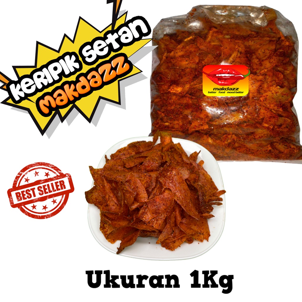 

Keripik Setan Kripset Keripik Singkong 1kg