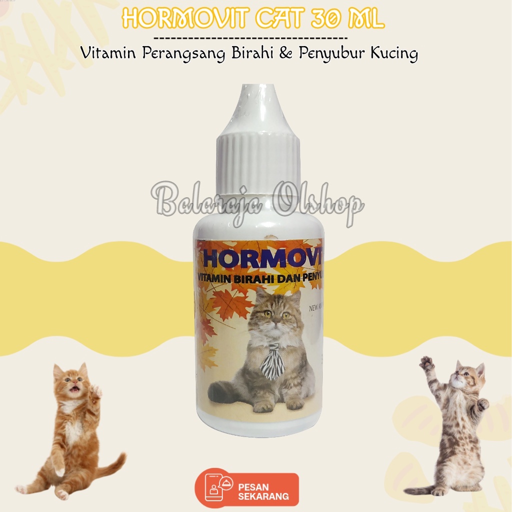 Vitamin Kucing Susah Kawin Perangsang BIrahi dan Penyubur Vitamin Ternak Breeding Kucing Hormovit