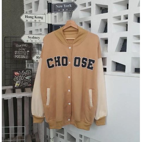 (COD) CHOOSE BASEBALL VARSITY UNISEX BAHAN FLEECE