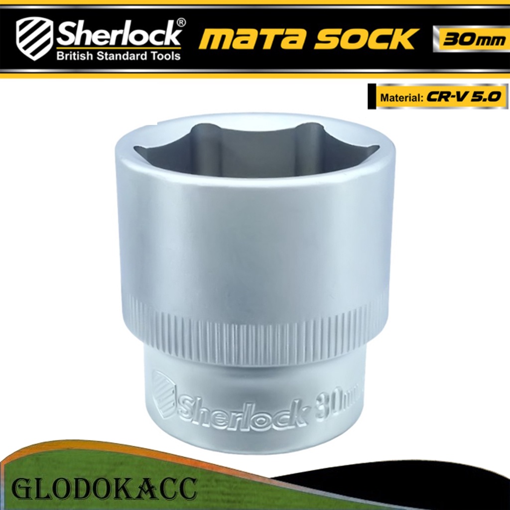 Kunci Shock 30 mm 6 PT / Sherlock Mata Sok/Sock 1/2 inch