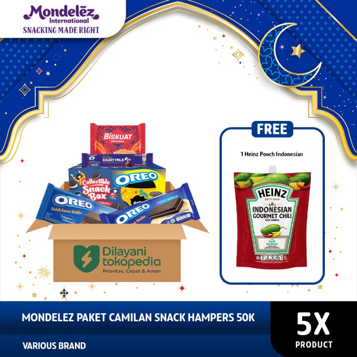 

Hampers Mondelez Paket Camilan Snack Hampers 50K