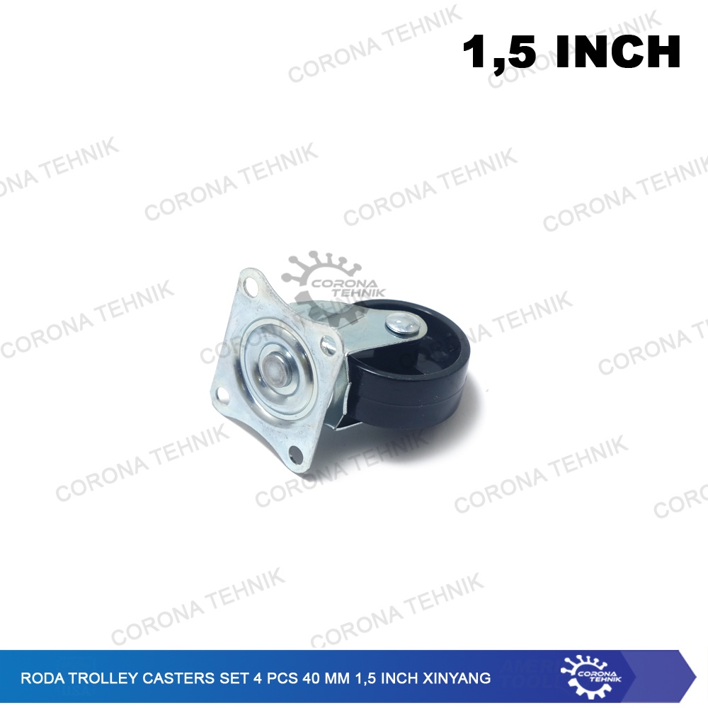 Set 4 Pcs 40 mm 1,5 Inch XINYANG Roda Trolley Casters