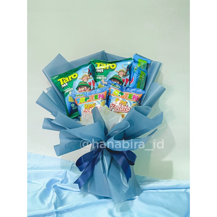 

Buket Snack Murah Meriah Free Kartu Ucapan/ Buket Snack Wisuda/ Buket Snack Ulang Tahun