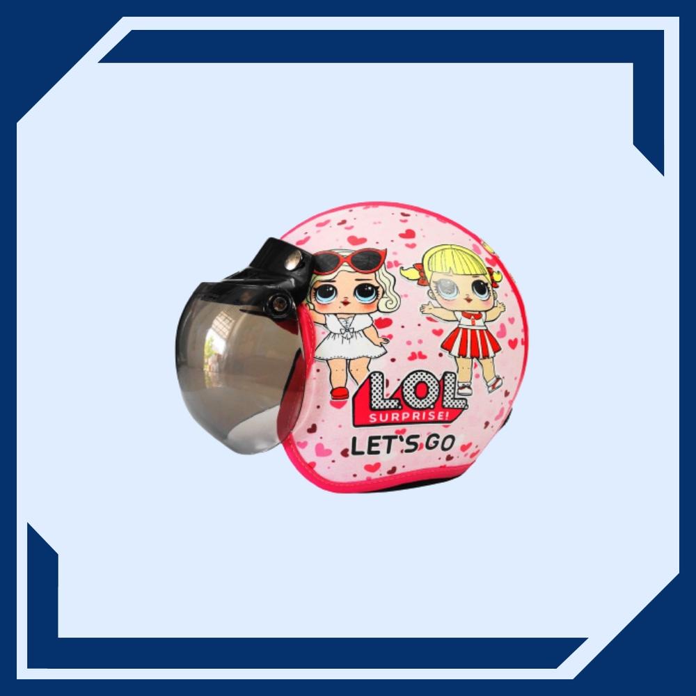 (3 - 7 TAHUN) BOGO HELM ANAK KARAKTER LOL SURPRISE .