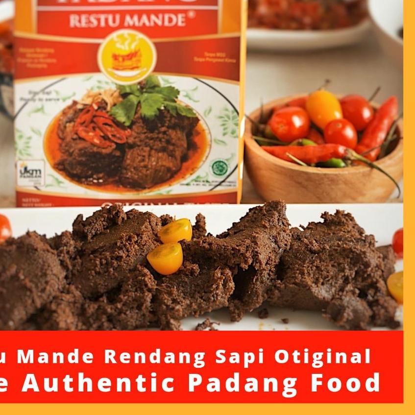 

♡ Restu Mande [PALINGDIMINATI] Rendang Sapi Rendang Kemasan Vakum Original 300gr ➼